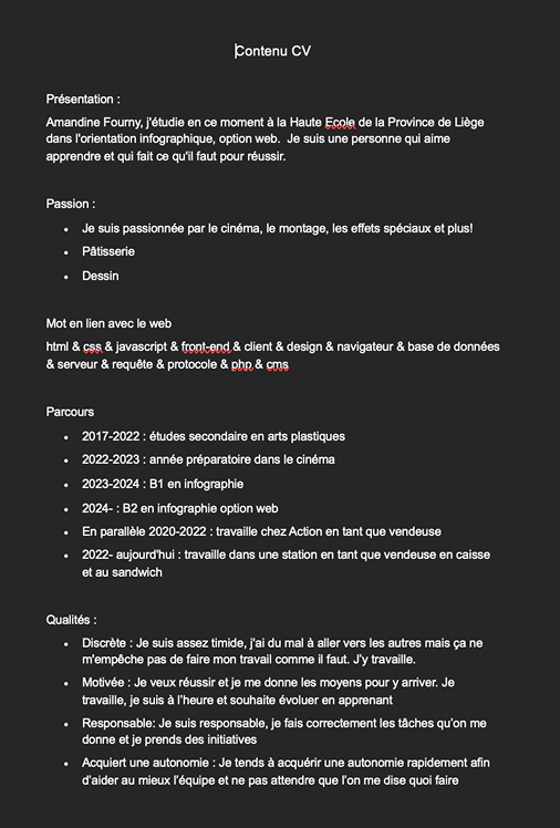 « Premiers traits »